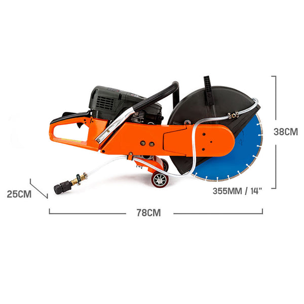 Baumr Ag Baumr Ag 75Cc Concrete Cut Off Demolition Saw Wet Road Cutter Brick Concrete Saws