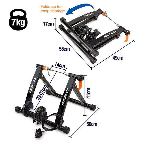 Proflex Indoor Bicycle Trainer Bike Cycling Stationary Magnetic Stand Training Exercise Bikes