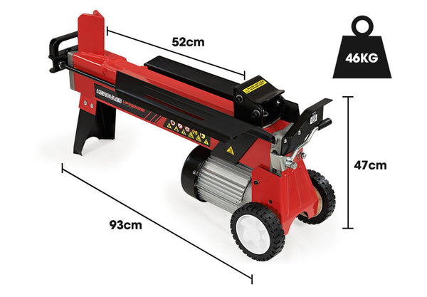Baumr Ag Baumr Ag 9 Ton Electric Log Splitter 9T Wood Cutter Hydraulic Fire Block Axe Small Machine Log Splitters