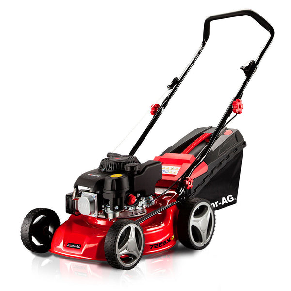 Baumr Ag Baumr Ag Lawn Mower 139Cc 17 Petrol Push Lawnmower 4 Stroke Engine Catch Petrol Mowers