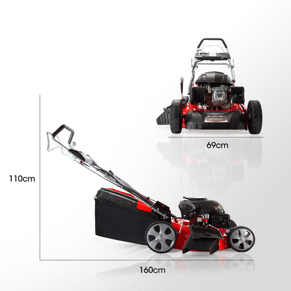Baumr Ag Baumr Ag 248Cc Lawn Mower 4 Stroke 21 Inch Petrol Lawnmower 4 In 1 Self Propelled Electric Start Petrol Mowers