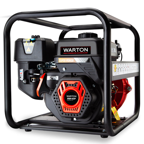 Warton Petrol Water Pump 8Hp Fire Fighting High Pressure Transfer Irrigation 4 Water Pumps & Pressure Tanks