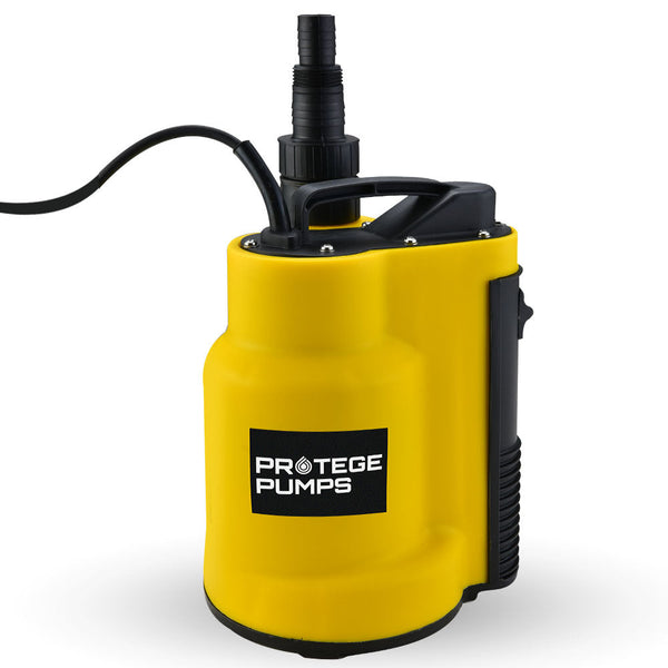 Protege Tight Access Clean/Grey Water Submersible Sump Pump Integrated Float Switch Water Pumps & Pressure Tanks