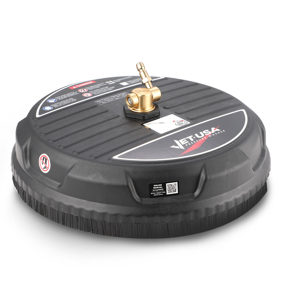 Jet Usa 15" Nylon Pressure Washer Surface Cleaner 1/4" Fitting For Concrete Driveway Patio Floor Pressure Washer Parts