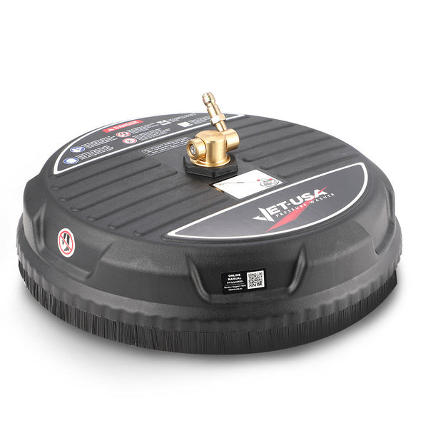 Jet Usa 15" Nylon Pressure Washer Surface Cleaner 1/4" Fitting For Concrete Driveway Patio Floor Pressure Washer Parts