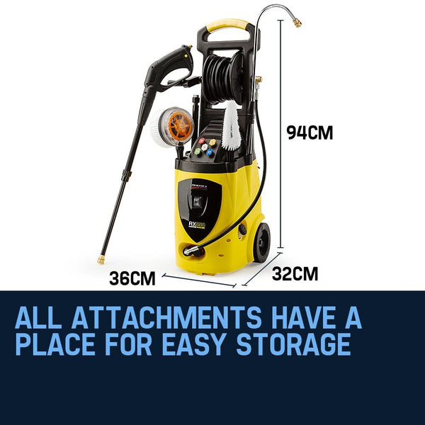Jet Usa 3800 Psi High Pressure Water Cleaner Washer Electric Pump Hose Gurney Pressure Washers