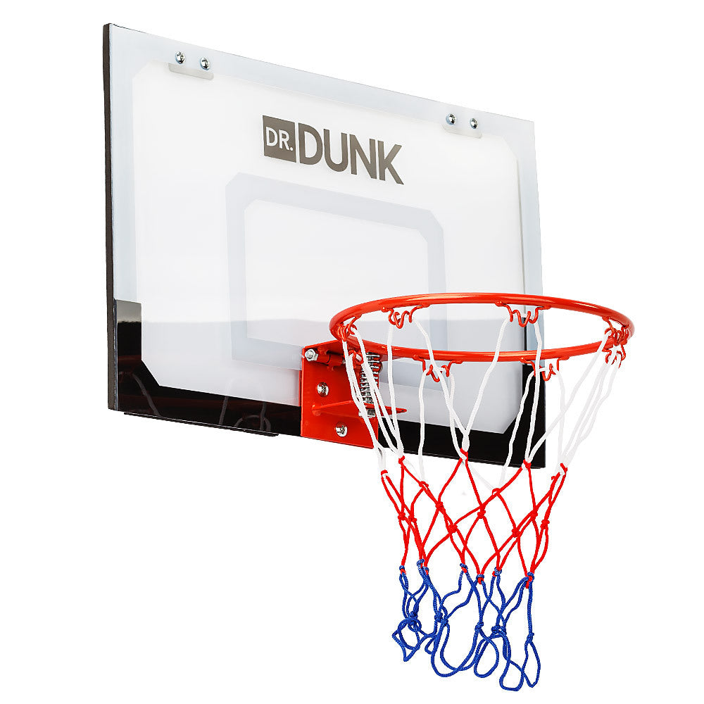 Dr. Dunk Dr.Dunk Indoor Mini Basketball Hoop Ring Backboard Kit Door Mounted Kid Set Basketball Backboards