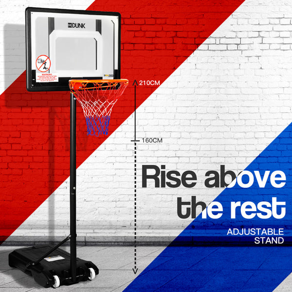 Dr. Dunk Dr.Dunk Basketball Stand System Kids Hoop Portable Height Rim Ring Basketball Backboards
