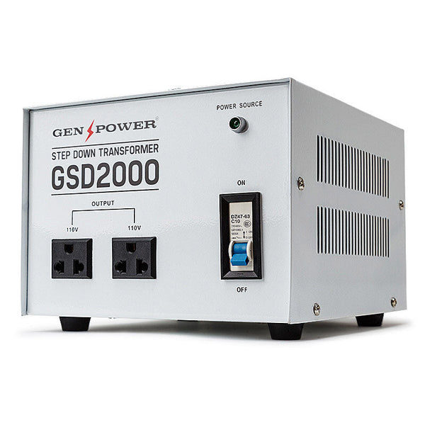 Genpower Gsdseries Universal Power Supply Aussies Solid State Gsd2000 Step Down Transformers