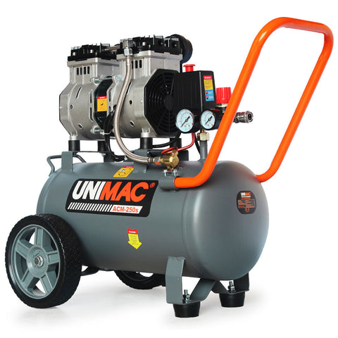 Unimac 25L 1.5Hp Silent Oil-Free Electric Air Compressor, Portable
