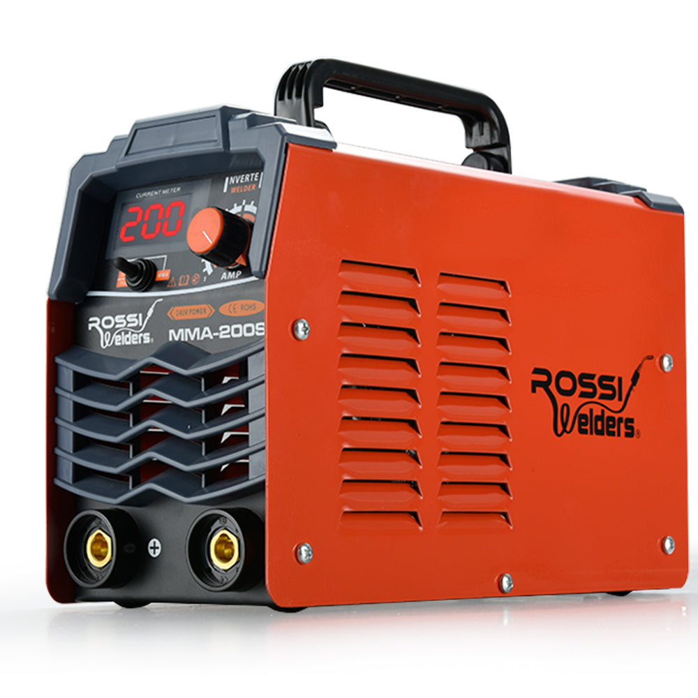 Rossi Stick Welder 200 Amp Inverter Welding Machine Mma Portable Arc Dc 200A Gas Inverter Welders