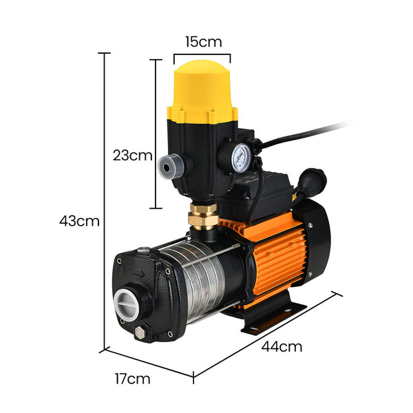 Protege Multi Stage Water Hi Pressure Pump With Auto Controller Home Garden Irrigation 6 Stage Electric Water Pumps & Pressure Tanks