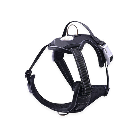 Floofi Dog Harness Vest L Size (Black) Fi-Pc-172-Xl
