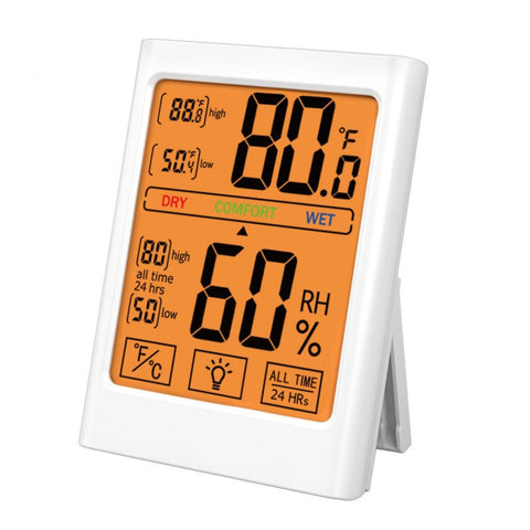 Gominimo Thermo Hygrometer Has Backlight White Go-Th-102-Jh