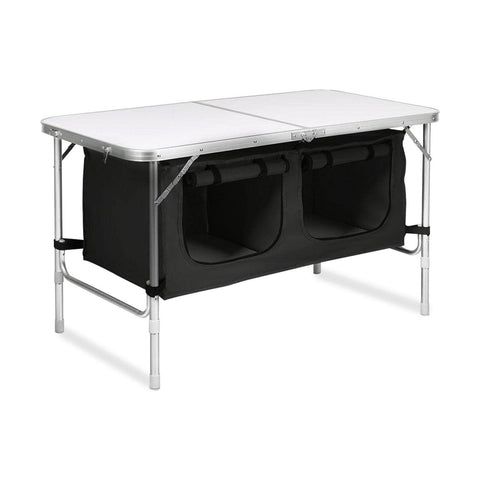 Kiliroo Camping Table 120Cm Silver (With Black Storage Bag) Kr-Ct-106-Cu