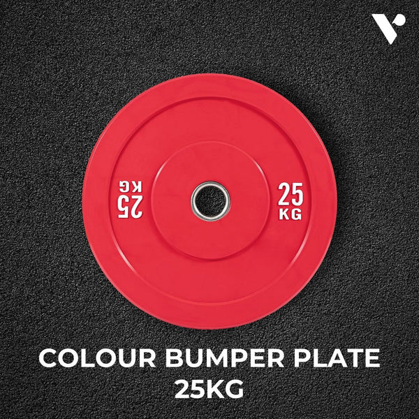 Verpeak Colour Bumper Plate 25Kg Red Vp-Wp-109-Fp