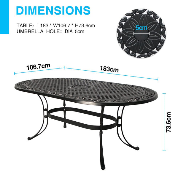 Channel Enterprises Fiji Oval Dining Table Dining Tables