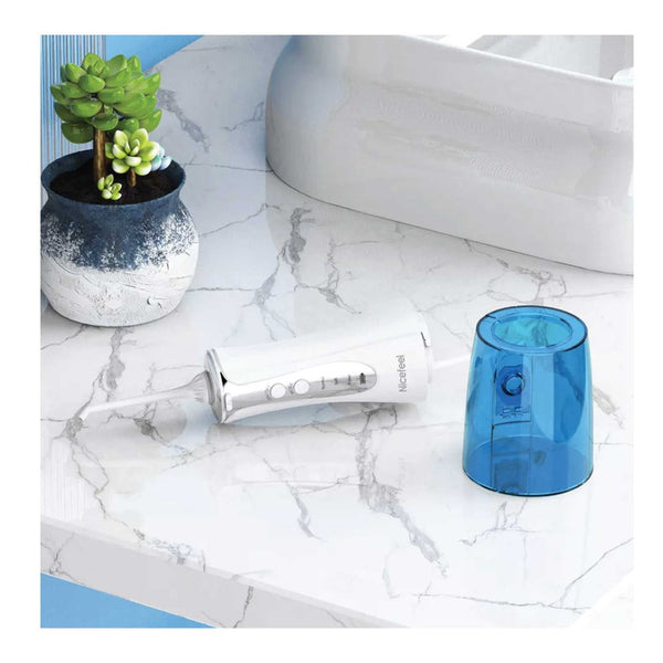Nicefeel Cordless Oral Teeth Irrigator 320Ml Dental Massage Flosser Rechargeable Air & Water Flossers