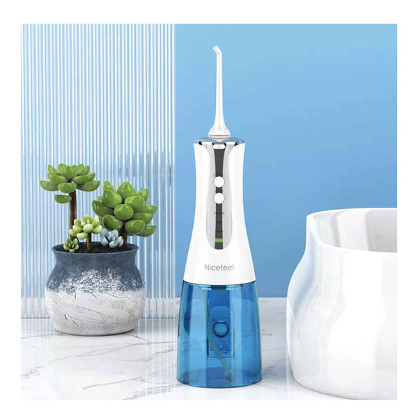 Nicefeel Cordless Oral Teeth Irrigator 320Ml Dental Massage Flosser Rechargeable Air & Water Flossers