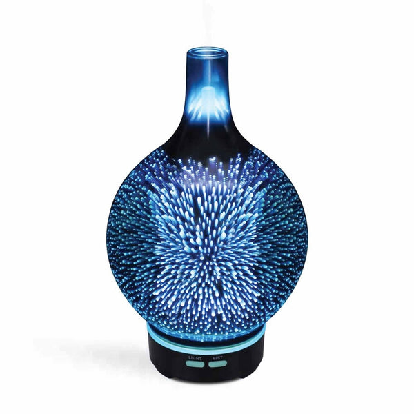 Orku Essential Oil Aroma Diffuser Mirror 3D Fireworks Aromatherpay Mist Humidifier Diffusers
