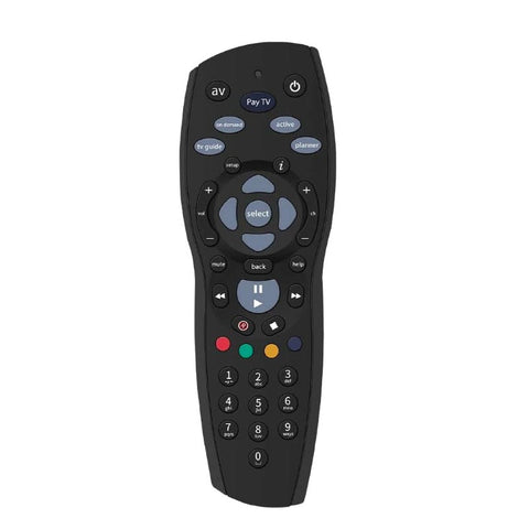 Tooleroo 3X Foxtel Remote Control Replacement For Mystar Sky New Zealand Black Remote Controls