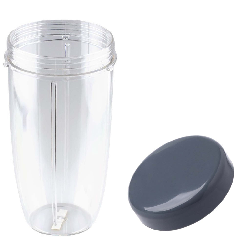 For Nutribullet Colossal Big Large Cup + Stay Fresh Lid 900 And 600 Models Countertop Blenders