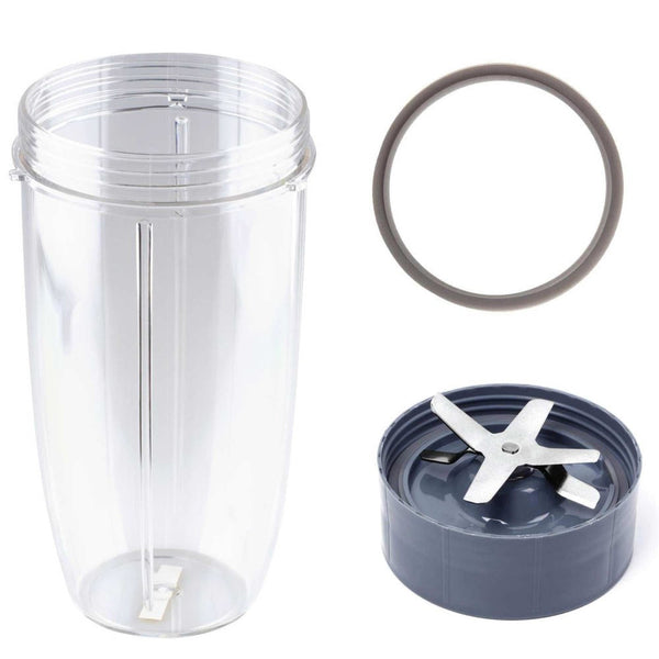 For Nutribullet Extractor Blade + Colossal Tall Cup Grey Seal 900 600 Models Countertop Blenders