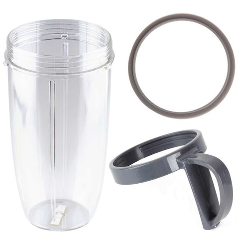 For Nutribullet Colossal Large Cup +Handheld Ring Grey Seal 900 600 Models Countertop Blenders