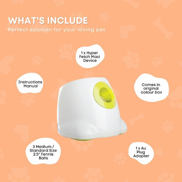 All For Paws Hyper Fetch Maxi Dog Ball Thrower Large Interactive Pet Toy Launcher Dog Toys