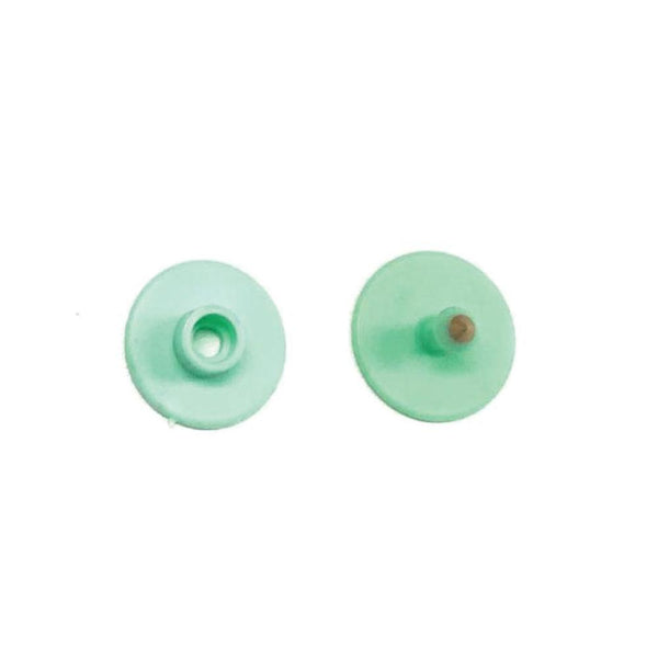 100X Cattle Ear Tags Set Round Green Blank Pig Sheep Goat Cow Livestock Label Livestock Ear Tags
