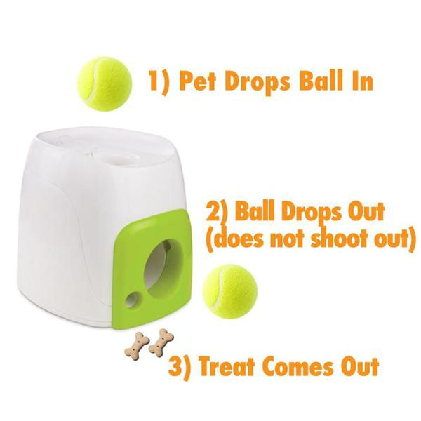 All For Paws Fetch N Treat Dog Toy Interactive Ball Roll And Pet Play Dog Toys