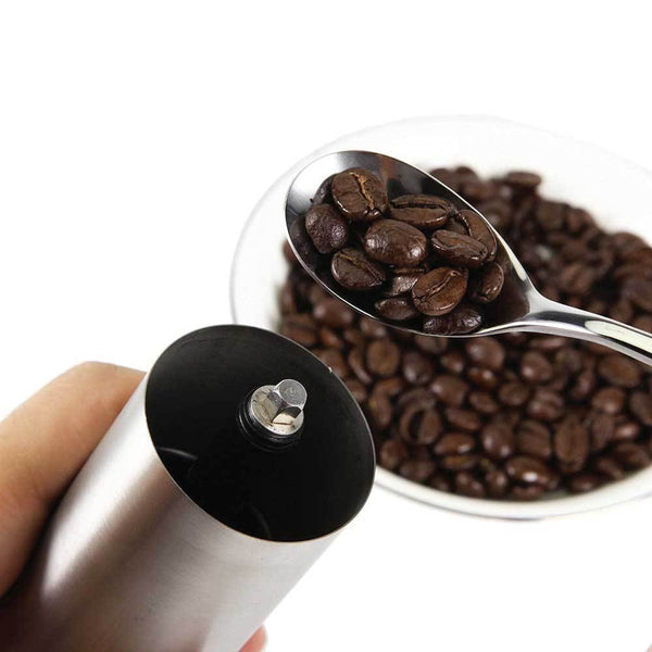 Orku Coffee Bean Grinder Stainless Steel Ceramic Burr Manual Hand Crank Nut Mill Coffee Grinders