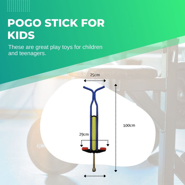 Social Hike Blue Pogo Stick Kids Childrens Jumping Jackhammer Exercise Hopper Toy Other Outdoor Toys