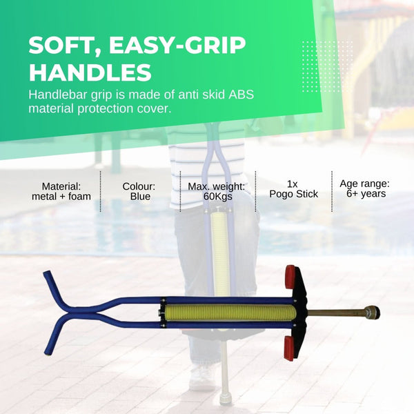 Social Hike Blue Pogo Stick Kids Childrens Jumping Jackhammer Exercise Hopper Toy Other Outdoor Toys