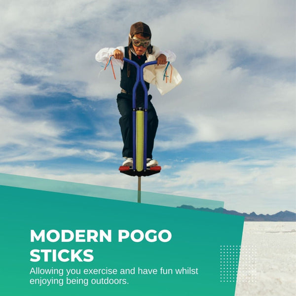 Social Hike Blue Pogo Stick Kids Childrens Jumping Jackhammer Exercise Hopper Toy Other Outdoor Toys