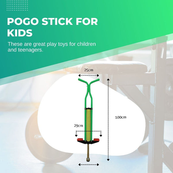 Social Hike Green Pogo Stick Kids Childrens Jumping Jackhammer Exercise Hopper Toy Other Outdoor Toys
