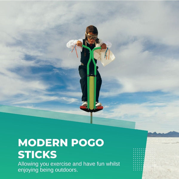 Social Hike Green Pogo Stick Kids Childrens Jumping Jackhammer Exercise Hopper Toy Other Outdoor Toys