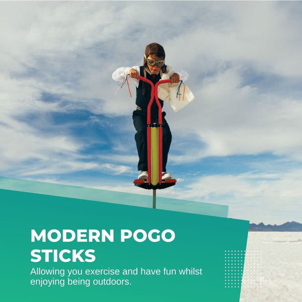 Social Hike Red Pogo Stick Kids Childrens Jumping Jackhammer Exercise Hopper Toy Other Sports