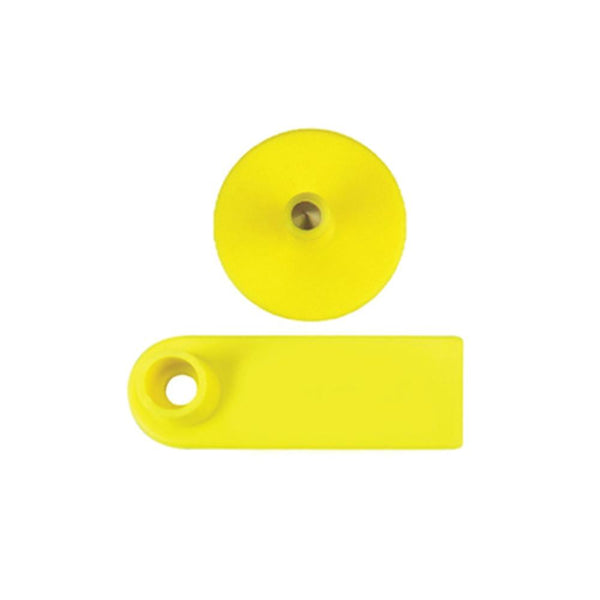 100X Cattle Ear Tags 5X2cm Set Mini Yellow Blank Pig Goat Livestock Label Livestock Ear Tags