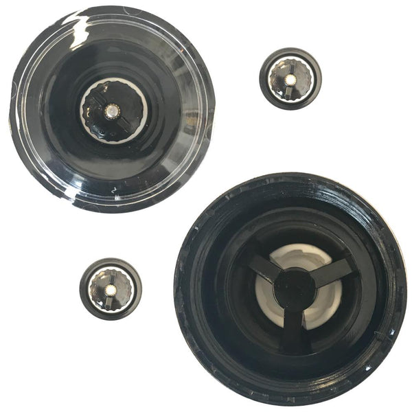 Kitchee 1X 150Ml Glass Salt Or Pepper Grinder 12Cm Ceramic Core Short Mill Salt & Pepper