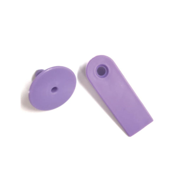 100X Cattle Ear Tags 5X2cm Purple Cow Sheep Pig Small Animal Livestock Label Livestock Ear Tags