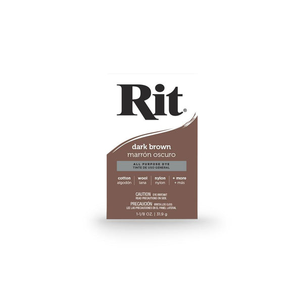 Rit 31.9G Dark Brown Fabric Dye Powder All Purpose Clothes Tie Colouring Other Painting Accessories