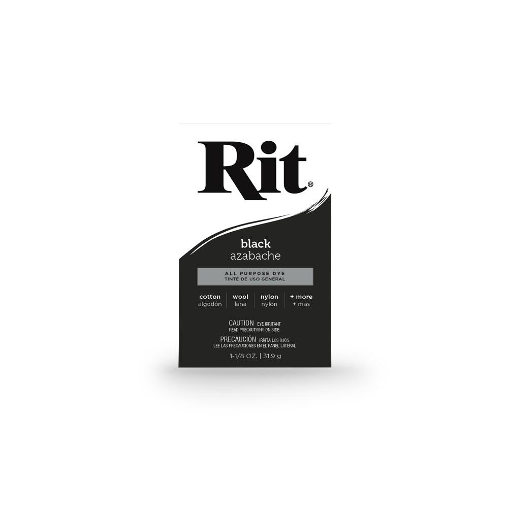 Rit 31.9G Black Fabric Dye Powder All Purpose Clothes Tie Cotton Colouring Other Painting Accessories