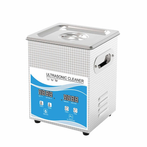 2L Digital Ultrasonic Cleaner Jewelry Sonic Bath Degas Parts Cleaning