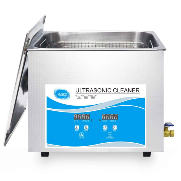 10L Digital Ultrasonic Cleaner Jewelry Sonic Bath Degas Parts Cleaning Cleaners & Polish