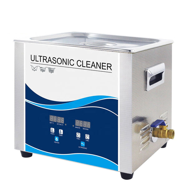 10L Digital Ultrasonic Cleaner Jewelry Sonic Bath Degas Parts Cleaning Cleaners & Polish