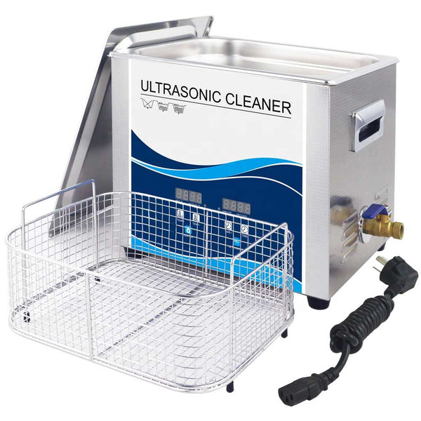 10L Digital Ultrasonic Cleaner Jewelry Sonic Bath Degas Parts Cleaning Cleaners & Polish