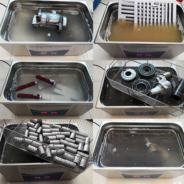 Veile Studios 30L Digital Ultrasonic Cleaner Jewelry Sonic Bath Degas Parts Cleaning Cleaners & Polish