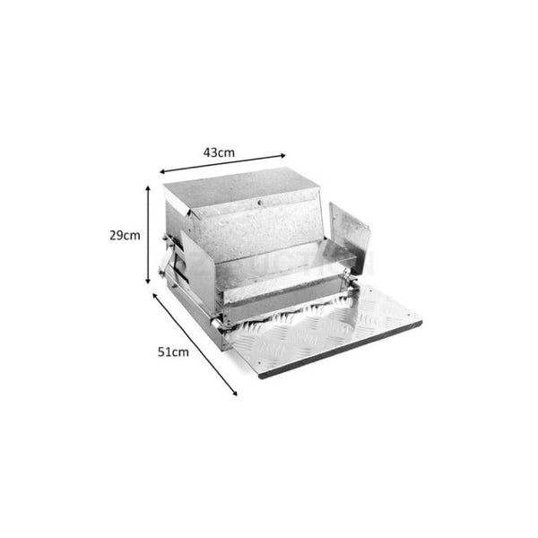 9Kg Automatic Chook Chicken Feeder Poultry Treadle Aluminium Metal Feeders Pet Chicken Supplies