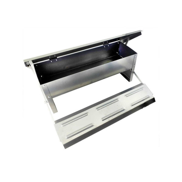 6.5L Automatic Chook Chicken Feeder Poultry Treadle Galvanised Metal Coop Backyard Poultry Feeders